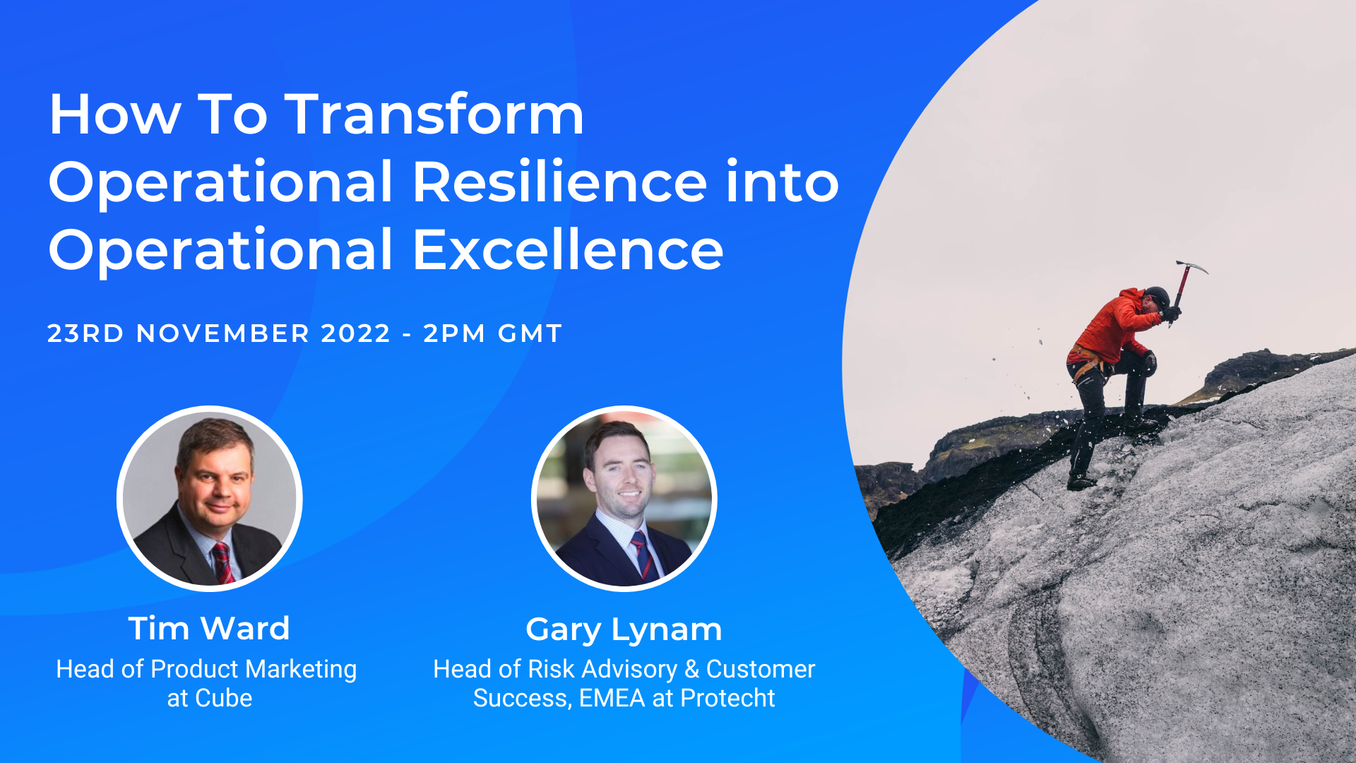 How to transform operational resilience into operational excellence with Cube webinar featured image