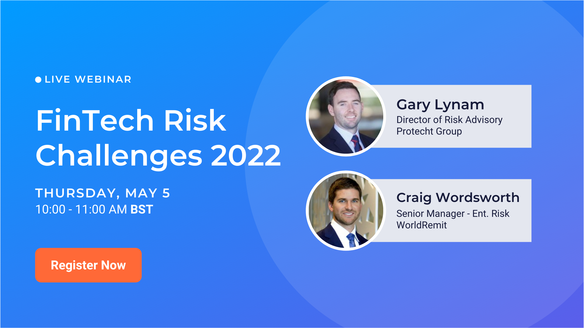FinTech Risk Challenges in 2022 - Protecht Group & WorldRemit Webinar webinar featured image