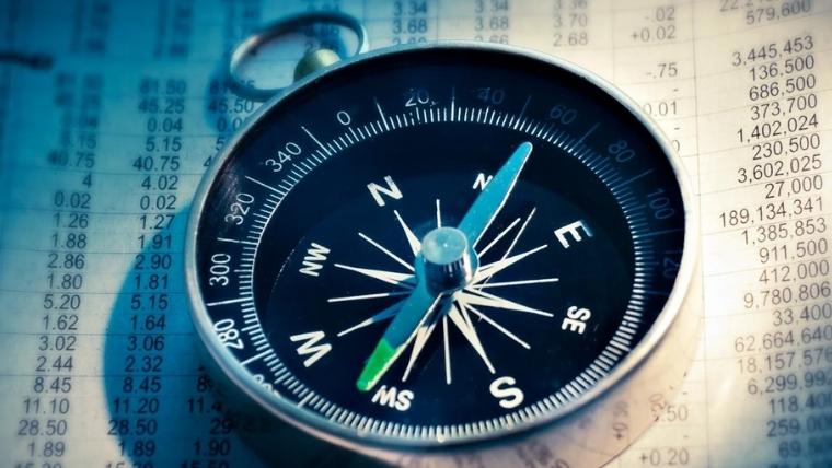 Non-financial risk blog featured image showing compass