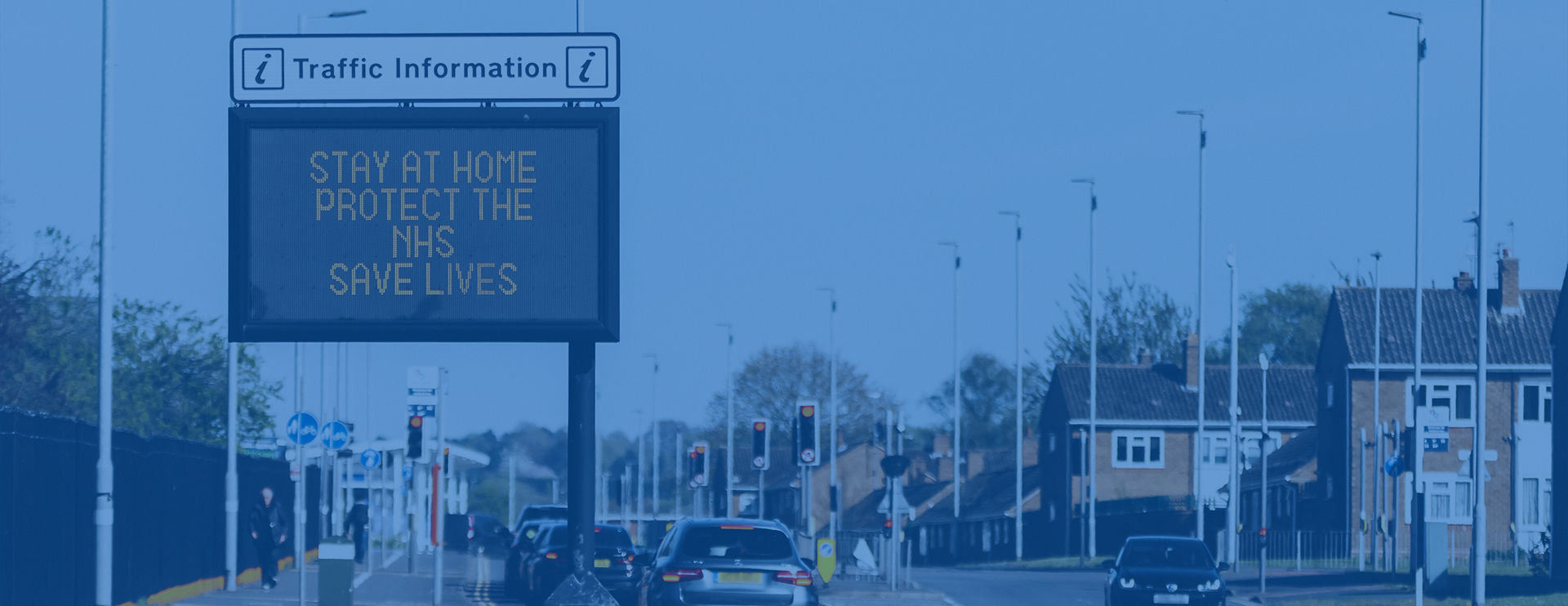 Stay Home traffic advise in the United Kingdom during COVID-19
